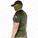 Футболка тактична потовідвідна High Cool Thermo олива, фото 7