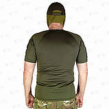 Футболка тактична потовідвідна High Cool Thermo олива, фото 4