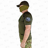 Футболка тактична потовідвідна High Cool Thermo олива, фото 10