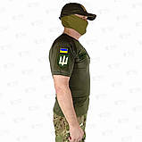 Футболка тактична потовідвідна High Cool Thermo олива, фото 9
