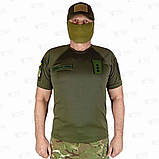 Футболка тактична потовідвідна High Cool Thermo олива, фото 3