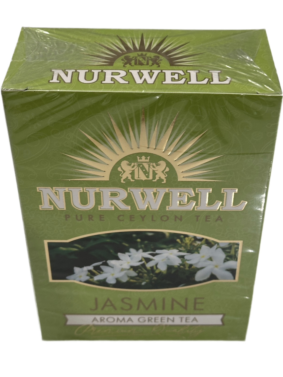 Чай зелений з жасмином Nurwell Jasmine Aroma Green 100 г