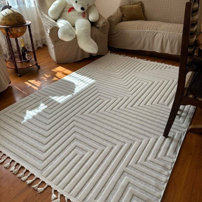 Килим в скандинавському стилі 3089 кремовий