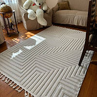 Килим в скандинавському стилі 3089 кремовий