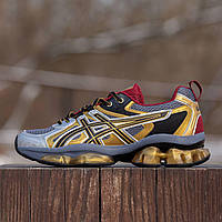 Золоті текстильні чоловічі кросівки Gel-Quantum Kinetic - демісезонні асікс