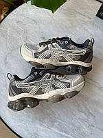 Коричневі текстильні чоловічі кросівки Gel-Quantum Kinetic - демісезонні асікс