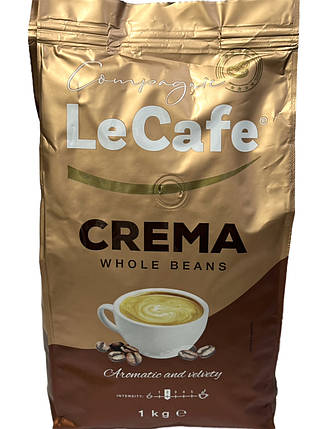 Кава в зернах LE Cafe CREMA 1 кг, фото 1
