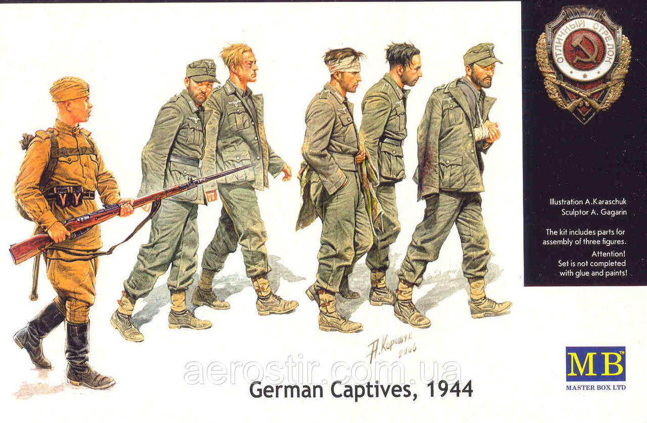 German Captives,1944 1/35 Master Box 3517, фото 1