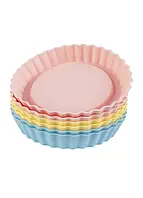 Силіконові форми для випікання тарталеток 6 шт. комбінований Ernesto Німеччина