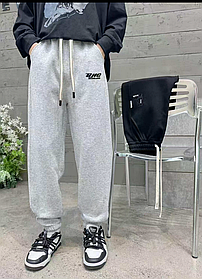 Чорні спортивні штани з манжетами для хлопчика