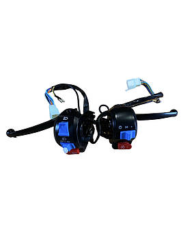 Перемикачі кермові (блок кнопок) скутер барабан +барабан