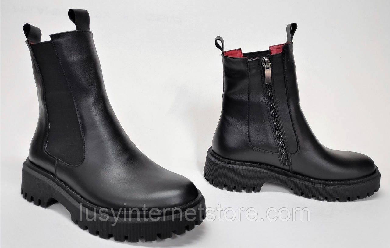Черевики челсі шкіряні від виробника модель ЛОН25-07, фото 1