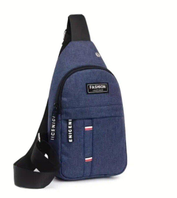 Чоловіча сумка слінг через плече, на груди барсетка камуфляж, фото 1