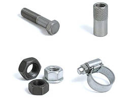 Метизи, болти, гайки та з'єднувачі