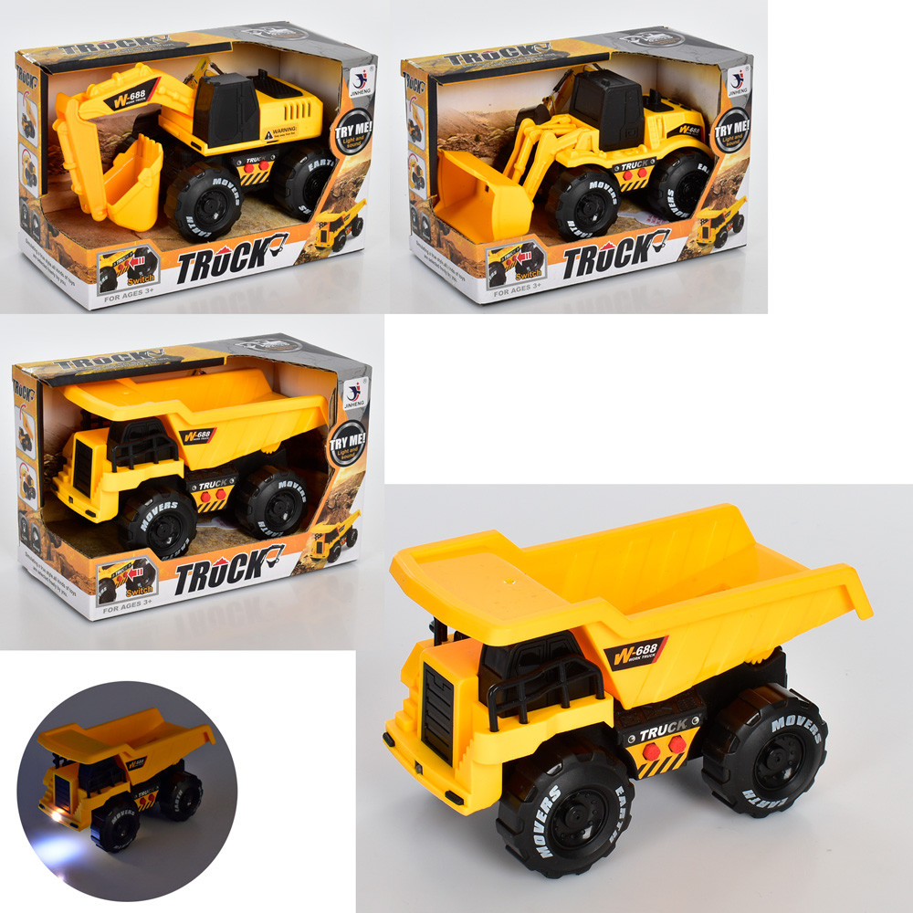 Будтехніка звук, світло, 3 види (від 15см), бат(табл), в кор-ці, 17,5-11,5-9см /48/, фото 1