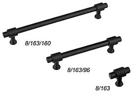 Ручка меблева 8/163 чорна