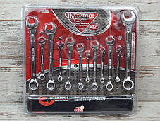 Набір комбінованих ключів 12шт Intertool XT-1512