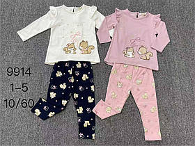 Набір-двійка для дівчаток оптом, Lemon tree, 1-5 рр., арт. 9914