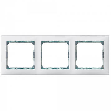 Рамка 3 поста білий/кристал Legrand Valena 774463