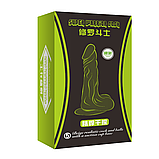 Тілесний фалоімітатор реаліст на присосці 17 см, Гнучкий фалос з мошонкою для вагіни, Інтимні іграшки, фото 3