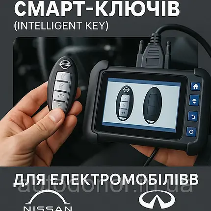 Програмування смарт-ключів (Intelligent Key) для електромобілів Nissan / INFINITY, фото 1