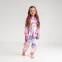 Кігурумі єдинорога для дівчаток піжама-комбінезон дитяча 1-4 роки 92 см