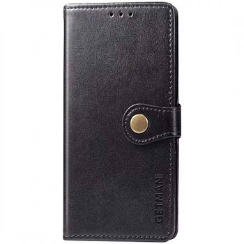 Шкіряний чохол-книжка GETMAN Gallant (PU) для Xiaomi Redmi Note 9s / Note 9 Pro / Note 9 Pro Max Black
