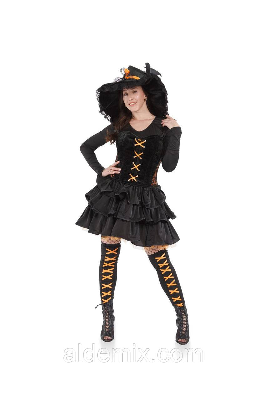 Відьма «Леді ночі» карнавальний костюм для аніматорів. Відьма карнавальний костюм для аніматорів