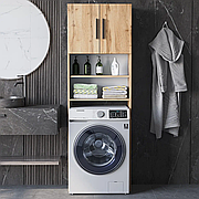 Тумба під пральну машину з дверцятами, шафа у ванну GT-0107 Moreli Аппалачі