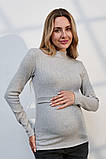 Теплий гольф для вагітних та годування Penny NR-35.032 сірий, фото 3