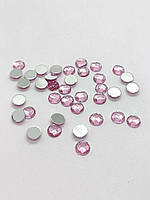 Стрази акрилові 8мм (+-50шт) Рожеві