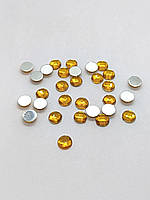 Стрази акрилові 8мм (+-50шт) Помаранчеві