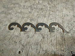 Завиток із металу, декоративна вставка, візерунок із металу на ворота.