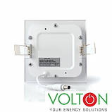 Стельовий світильник LED 6W S 6400 K вбудований, фото 4