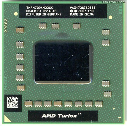 Процессор AMD Turion 64 X2 RM-70 TMRM70DAM22GK 2.0 Ghz бу - фото 1 - id-p476193617