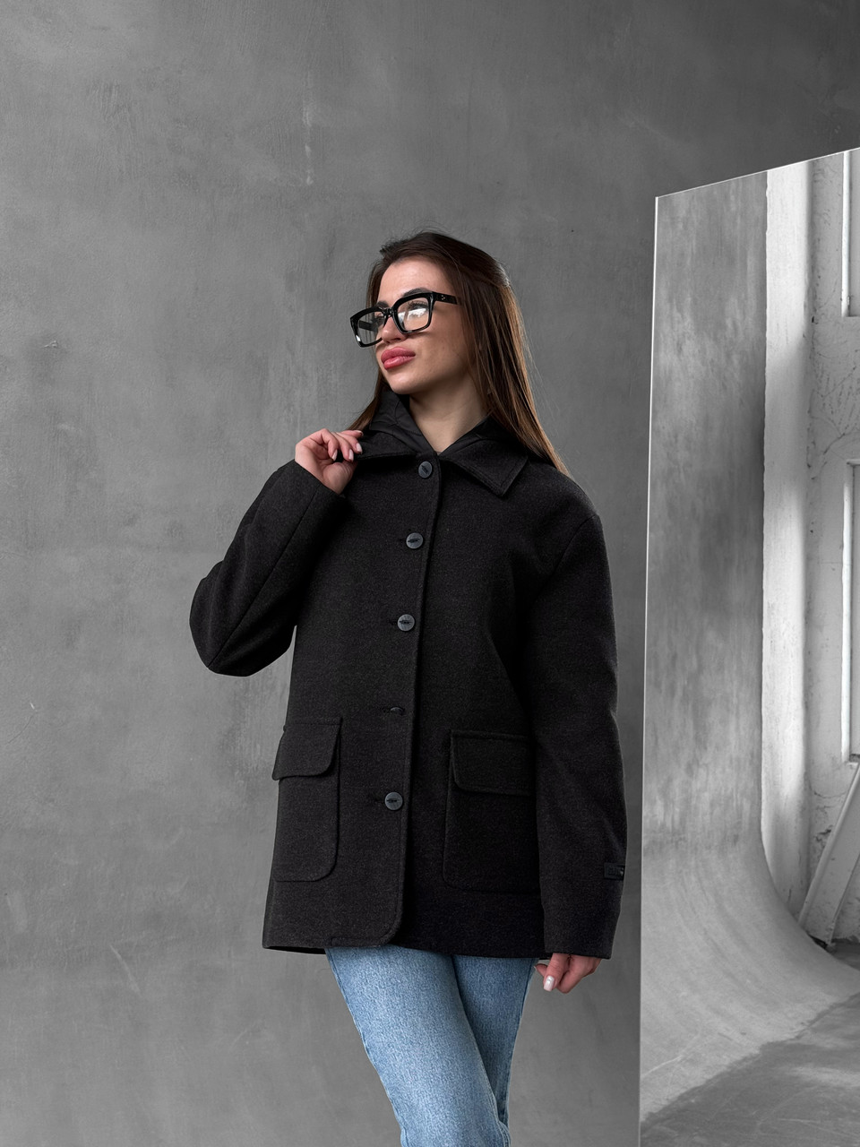 Куртка жіноча осінь весна  від виробника 40-48 чорний, фото 1