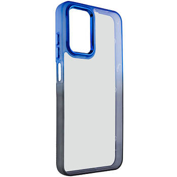 Чохол TPU+PC Fresh sip series для Realme C67 4G Чорний / Синій