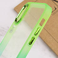 Чохол TPU+PC Fresh sip series для Apple iPhone XS Max (6.5") Бірюзовий / Лимонний, фото 4