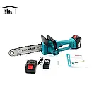 Потужна надійна акумуляторна міні-пила Makita DUC122N шина 30см ланцюгова пилка для обрізання гілок, фото 10