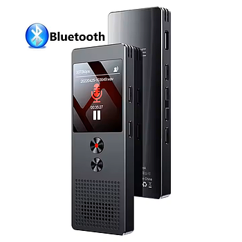 Міні диктофон Benjie T6 Bluetooth 32GB цифровий MP3 плеєр з динаміком металевий