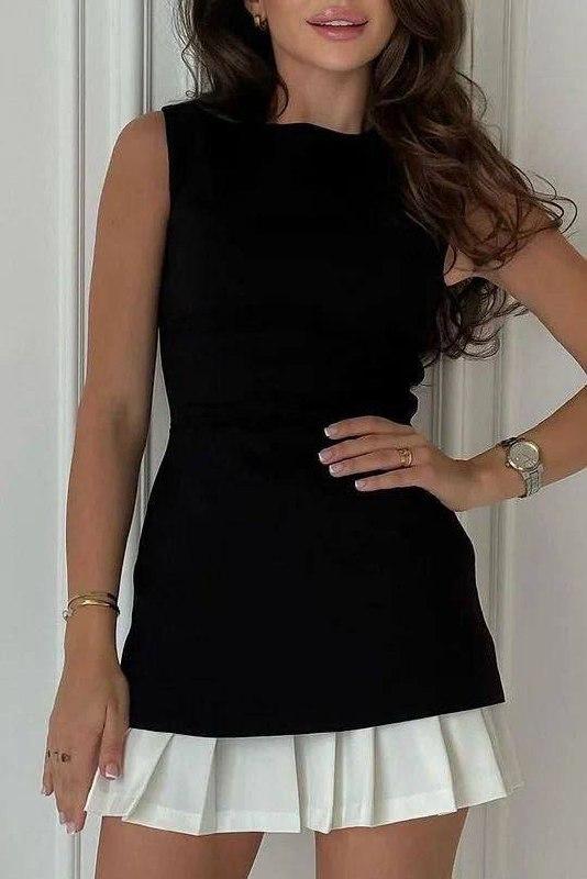 Жіноча сукня; Кольори: беж, чорний; Розміри 42-44, 44-46 ;, фото 1