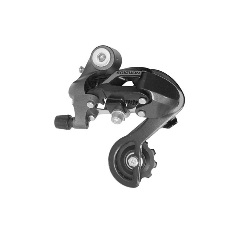 Перемикач задній SAIGUAN HG-86A 28T 6/7 шв індекс короткий важіль болт чорний (HG-86A), фото 1