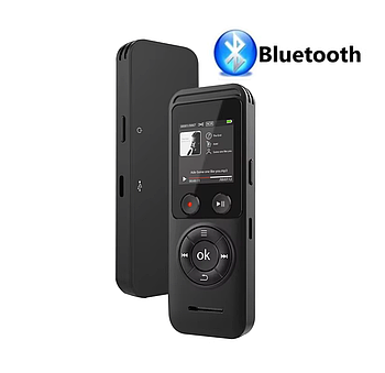 Міні диктофон Benjie T17 Bluetooth 128GB цифровий MP3 плеєр з динаміком металевий