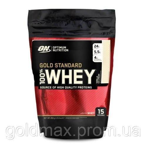 Протеїн Optimum Nutrition 100% Whey Gold Standard 450 гм