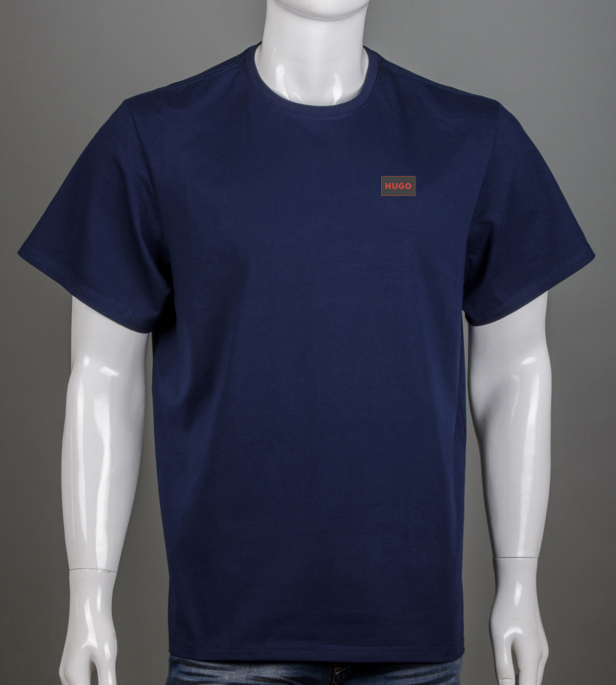 Футболка батал Hugo 2504б (Уп.4шт 3XL,4XL), Темно-синій, фото 1