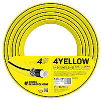 Шланг садовий Cellfast 4YELLOW 3/4" 50м 4 шари до 20бар -10…+50°C