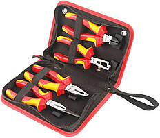 Набір інструментів Tolsen Premium, діелектричний, 4шт, для електрика 1000В