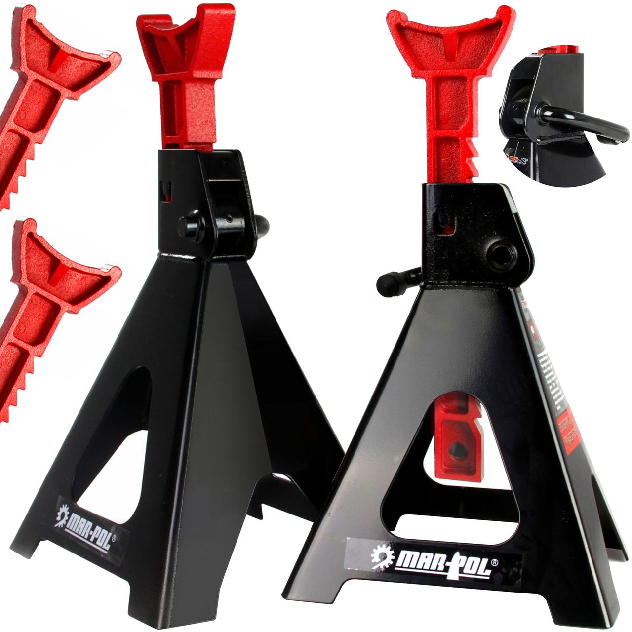Підставки під авто Mar-Pol M80103 — 6 т, регульовані, 2 шт., фото 1