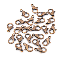 Карабіни 12мм колір мідний -5шт