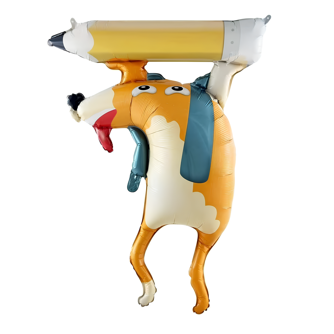 Фольгована кулька Собачка з олівцем 100см (39") | 1 вересня